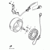 Схема узла: Генератор Yamaha XV535 Virago