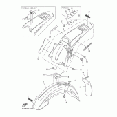 Схема узла: Крыло Yamaha WR250 WR250F