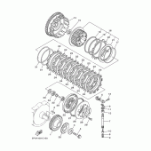 Схема узла: Сцепление Yamaha XV1700 Road Star Warrior
