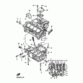 Схема вузла: Картер двигуна Yamaha YZF-R6/YZF600 R6