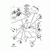 Схема вузла: Електроустаткування 2 Yamaha FZ10/ MTN1000 MT-10
