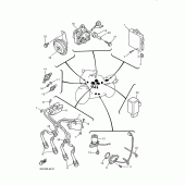 Схема вузла: Електрична вечірка 1 Yamaha YZF1000R Thunderace