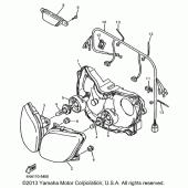 Схема узла: Фара Yamaha YZF600R Thundercat