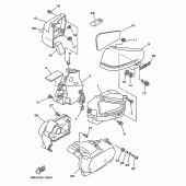 Схема вузла: Бічна кришка Yamaha XVS650 Drag Star Classic