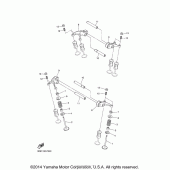Схема узла: Клапан Yamaha XVS1300 V-Star Deluxe