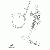 Схема узла: Рулевой механизм Yamaha YZ250 YZ250