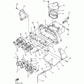 Схема вузла: Впускна система Yamaha FZ400