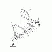 Схема вузла: Фара (4GY1/4RR1/4RR2) Yamaha TT250R TT-R