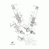 Схема узла: Распредвал и Цепь ГРМ Yamaha MT01 MT-01