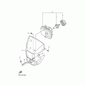 Схема вузла: Фара Yamaha WR400F