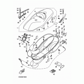 Схема узла: Сиденье Yamaha YP400