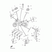 Схема узла: Электрооборудование 1 Yamaha FZ8 FZ8 (Naked, ABS)