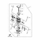 Схема вузла: Карбюратор Yamaha ST225 Bronco