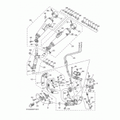 Схема вузла: Вихлопна система Yamaha MT01 MT-01