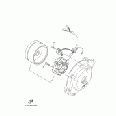 Схема вузла: Генератор Yamaha XT125