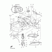 Схема вузла: Паливний бак Yamaha YZF-R1 R1