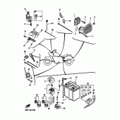 Схема вузла: Електроустаткування 2 Yamaha XVS1300 V-Star Classic
