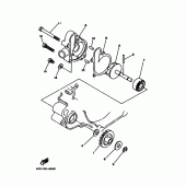 Схема узла: Водяной насос Yamaha YZ125