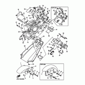 Схема вузла: Крило Yamaha YZF-R6/YZF600 R6S