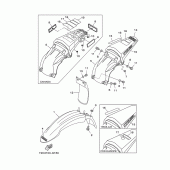 Схема узла: Крыло Yamaha TTR125 TT-R125