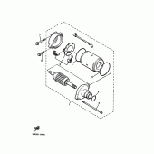 Схема вузла: Електричний стартер Yamaha VMX12 V-MAX