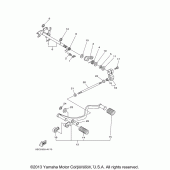 Схема вузла: Вал перемикання Yamaha XVS650 V-Star Classic