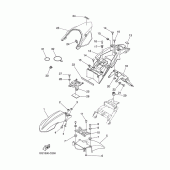 Схема узла: Крыло Yamaha XT660 XT660X