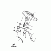 Схема узла: Панель приборов Yamaha XT660 XT660R