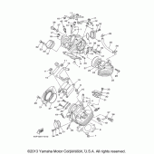 Схема вузла: Головка циліндра Yamaha XVS650 V-Star Classic