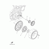 Схема вузла: Привід стартера Yamaha TDM900