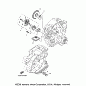 Схема вузла: Масляний насос Yamaha TTR125 TT-R125