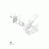 Схема вузла: Масляний фільтр Yamaha WR250 WR250X