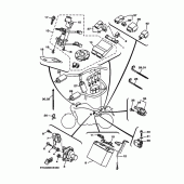 Схема вузла: Електроустаткування 2 Yamaha MT01 MT-01