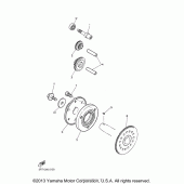 Схема узла: Привод стартера Yamaha YZF600R Thundercat