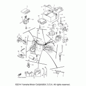 Схема вузла: Електроустаткування (2) Yamaha FZ1 FZ1