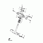 Схема узла: Рулевой механизм Yamaha WR450F