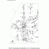 Схема вузла: Карбюратор Yamaha XV1700 Road Star Silverado