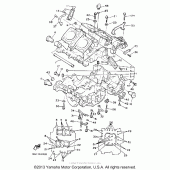 Схема узла: Картер двигателя Yamaha XVZ1300 Venture Royale