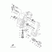 Схема узла: Масляный насос Yamaha YP400 Majesty