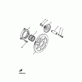 Схема узла: Привод стартера Yamaha YZF-R7 R7