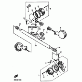 Схема вузла: Поворотники Yamaha XVZ1300 Royal Star Tour Classic