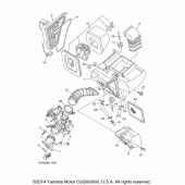 Схема вузла: Впускна система Yamaha TTR125 TT-R125