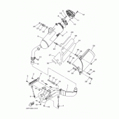 Схема вузла: Вихлопна система Yamaha XTZ1200 Super Tenere