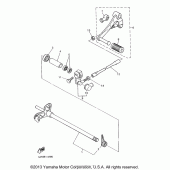 Схема вузла: Вал перемикання Yamaha YZF600R Thundercat