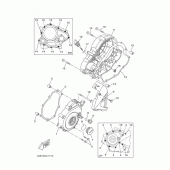 Схема узла: Крышки картера 1 Yamaha WR125 WR125X