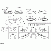 Схема вузла: Емблемы4 (4HMG) Yamaha XJR400