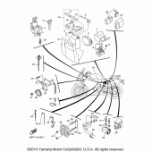 Схема вузла: Електроустаткування (2) Yamaha FZ6 FZ6R