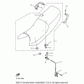 Схема вузла: Сидіння Yamaha YZF600R Thundercat