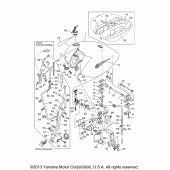 Схема вузла: Топливний бак Yamaha XV1700 Road Star Midnight Silverado