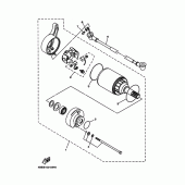 Схема вузла: Електричний стартер Yamaha XT225 XT225